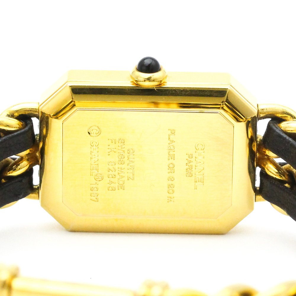 CHANEL Premiere Size L Gold Plated Quartz Ladies Watch H0001 - Picture 7 of 11